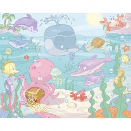 Walltastic Baby Animali Marini - adesivo murale
