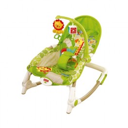 Fisher Price Seggiolino Dondolino da Viaggio Cuccioli della Natura