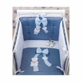 Piumone Picci [15.61] Coco - Piumetto letto 3 pz. ricamato FIOCCO