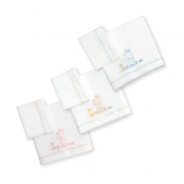 Somma Completo 3 pz. lenz. lettino ricamato - Molly Somma Completo 3 pz. lenz. lettino ricamato - Molly