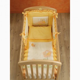Piumone Baby Italia Completo piumotto Maya ricamato sfilabile