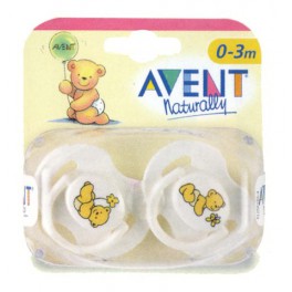 Avent 2 Succhietti trasparenti senza BPA