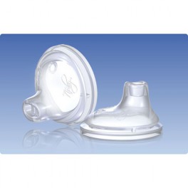 Allattamento e svezzamento Nuby Beccucci in silicone No-Spill T